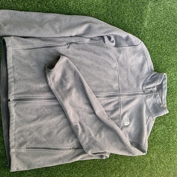 The North Face Men’s  Gray Jacket Full Zip 100% Polyester Size Large L - Picture 8 of 8